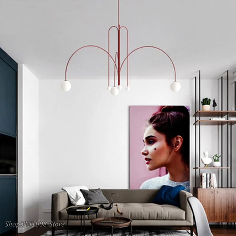 Afralia™ Branch Glass Pendant Lights for Bedroom and Living Room Decor