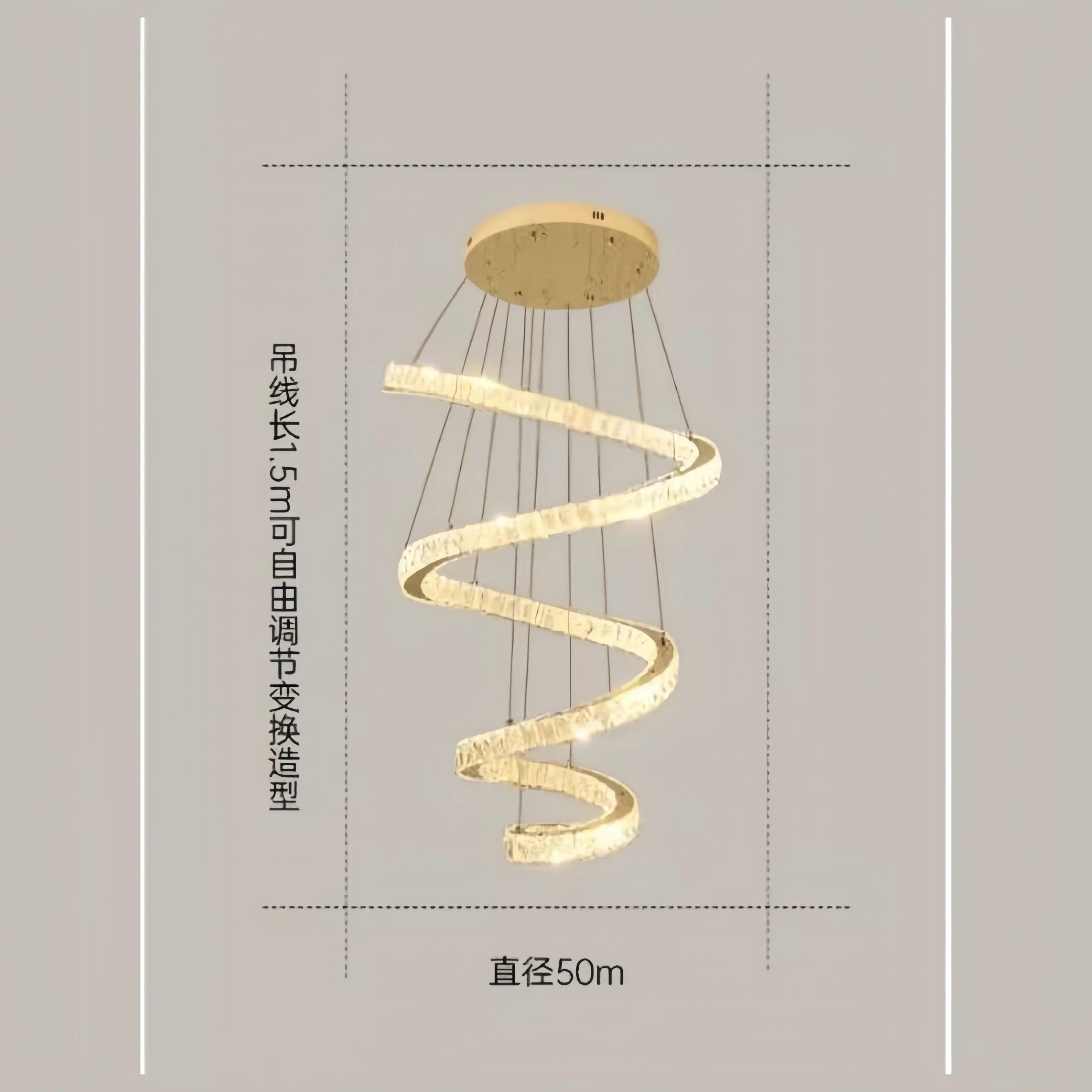 Afralia™ Crystal Pendant Chandelier for Living & Dining Room Lighting