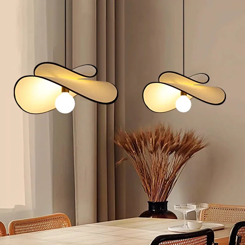 Afralia™ Potato Chips Chandelier LED Pendant Lamp for Home Decor
