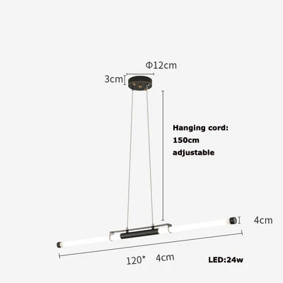 Afralia™ LED Black Gold Designer Chandelier Lighting for Dinning Room