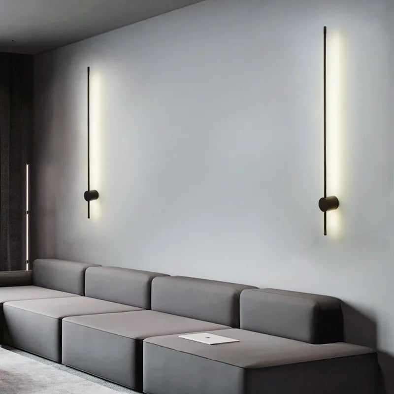 Afralia™ Modern Slim Wall Sconce & Ceiling Light for Bedroom Living Room