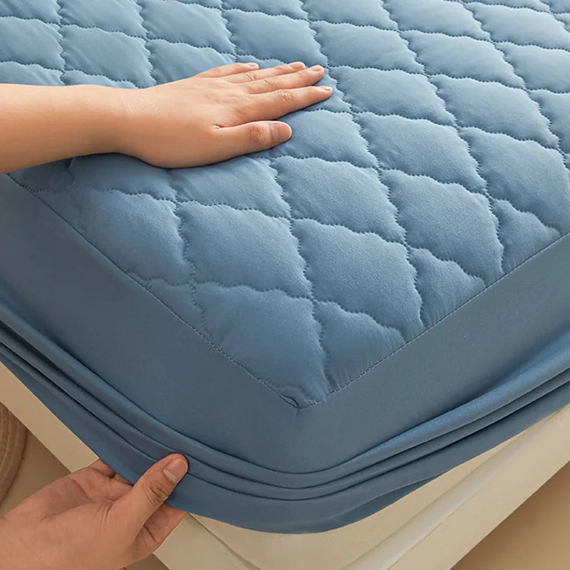 Afralia™ Waterproof Quilted Mattress Cover with Elastic Band