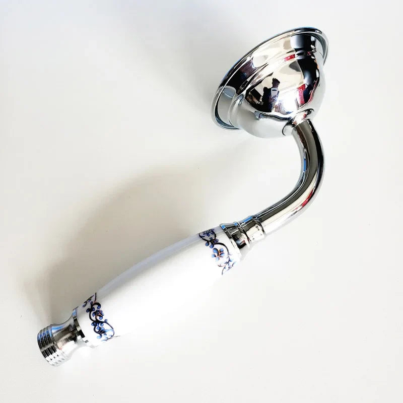 Afralia™ Luxury Handheld Shower Head High Pressure Chrome Plated Boosting Spray