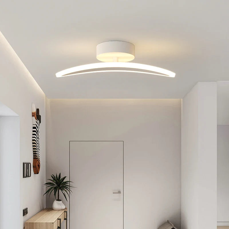 Afralia™ LED Ceiling Light Strip for Corridor, Balcony & Living Room