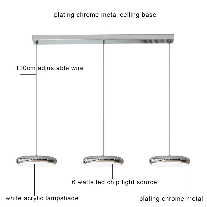 Afralia™ LED Pendant Lights for Kitchen Dining Room Home Decor