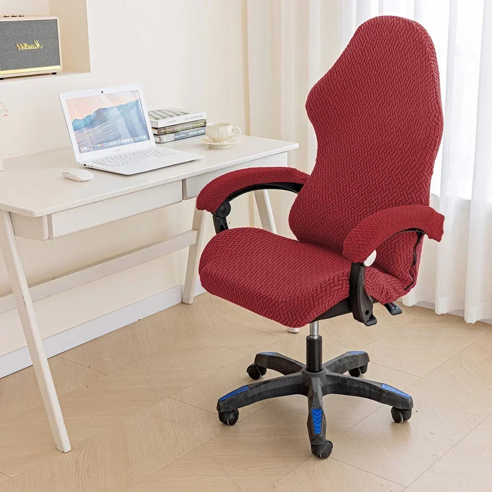 Afralia™ Swivel Armchair Cover: Thick Elastic Fabric, Dustproof Seat for Home & Hotel