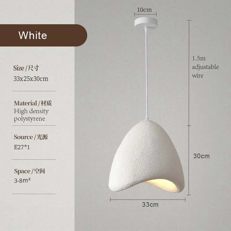 Afralia™ Nordic Modern Pendant Lights for Home Decor - White & Black