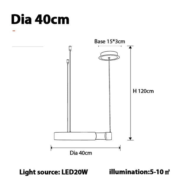 Afralia™ Modern LED Chandelier 4 Circle Pendant Lights Aluminum Gold Black 20-80cm