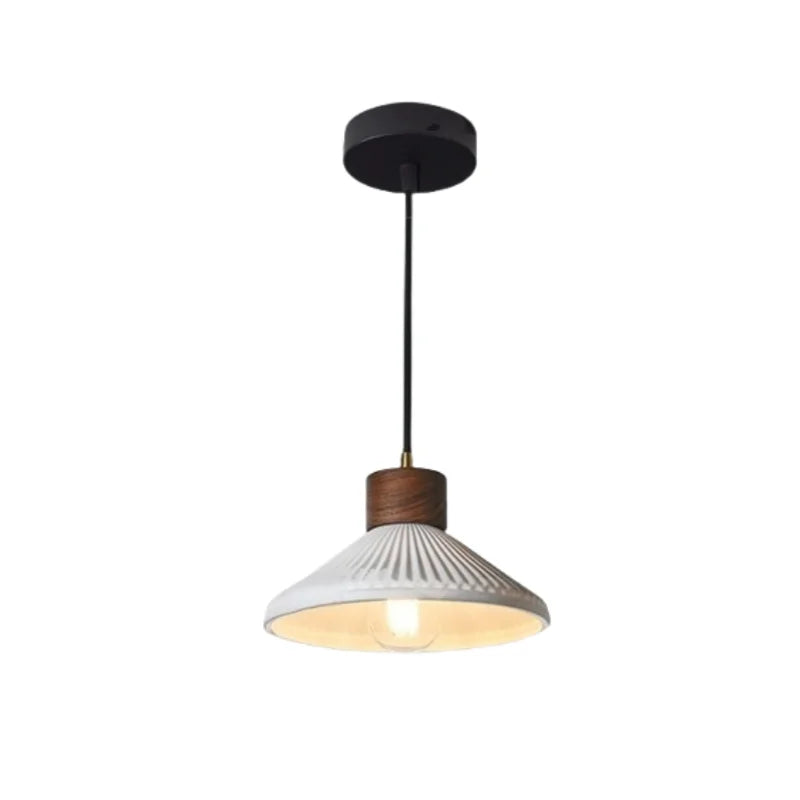 Afralia™ Wood LED Pendant Light: Vintage style for Home Decor, Cafe, Bar, Loft, Living Room