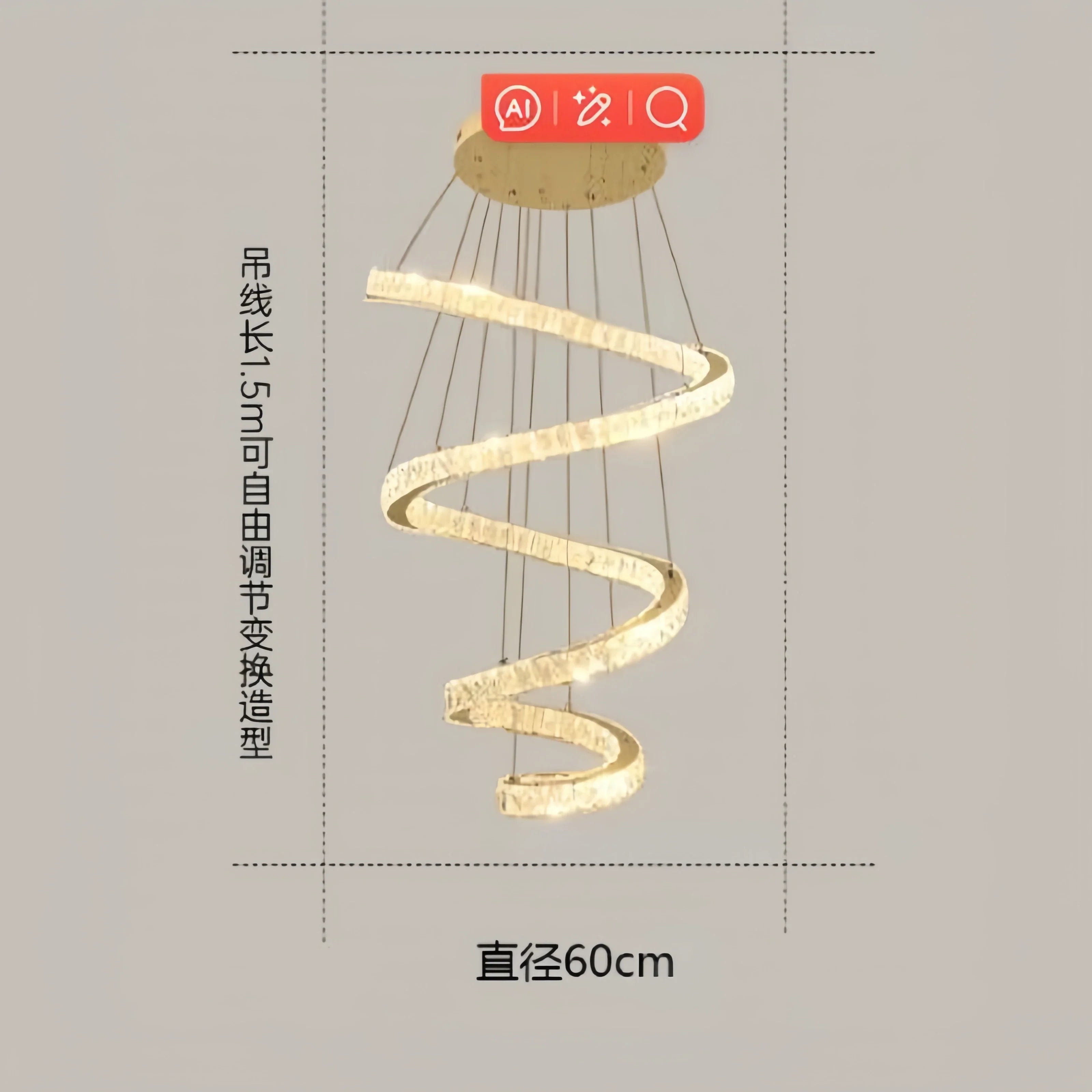 Afralia™ Crystal Pendant Chandelier for Living & Dining Room Lighting