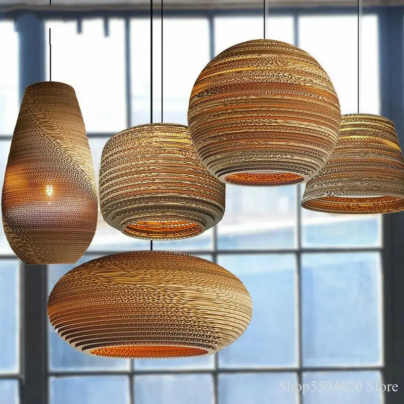 Afralia™ Silkworm Chandelier: Nordic Style Pendant Lamp for Dining Room, Cafe, and Bar.