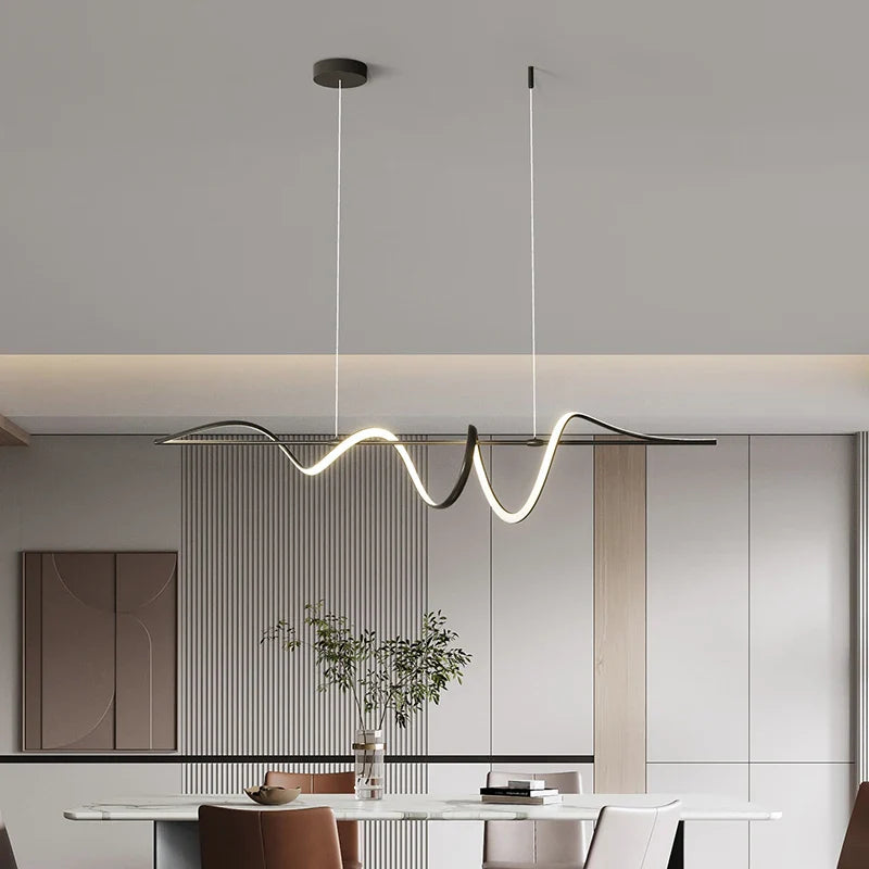 Afralia™ Minimalist LED Pendant Lights for Dining Kitchen Bar Home Decoration