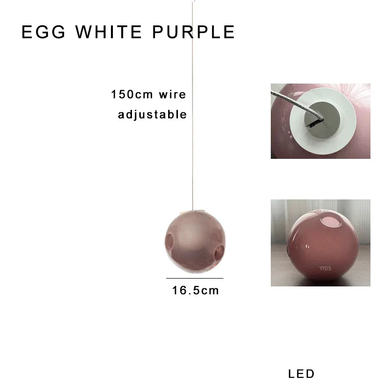 Afralia™ Glass Ball Pendant Light: Modern Handmade Boho Sputnik Fixture for Living Room & Dining Room