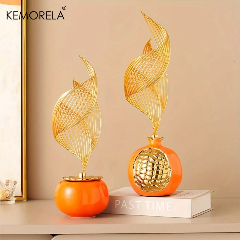 Afralia™ Ceramic Statue | Nordic Creative Light Luxury Living Room Decoration