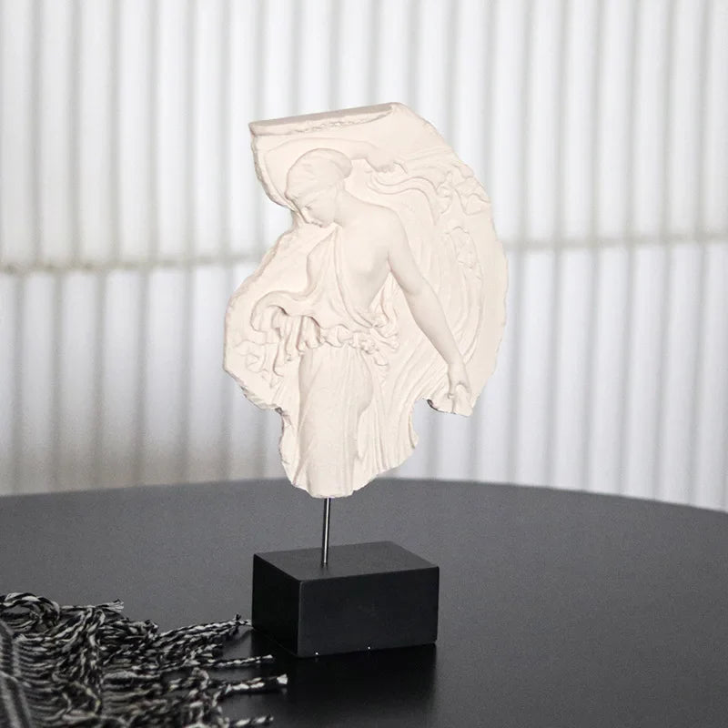 Afralia™ Artistic Venus Relief Goddess Sculpture Home Decor Figurine