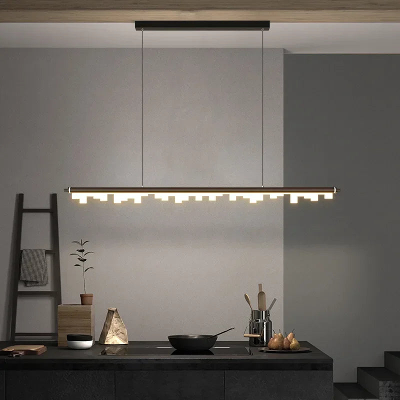 Afralia™ Nordic LED Chandelier: Modern Minimalist Dining Table Light for Restaurant, Cafe, and Living Room