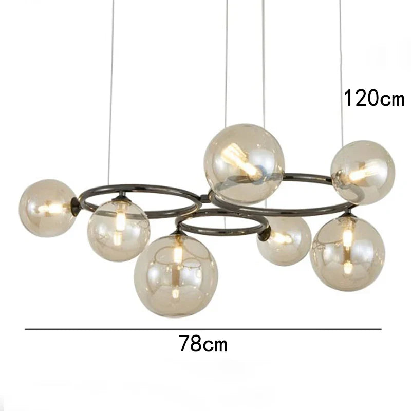 Afralia™ Nordic Dining Room Pendant Light Chandelier for Living Room
