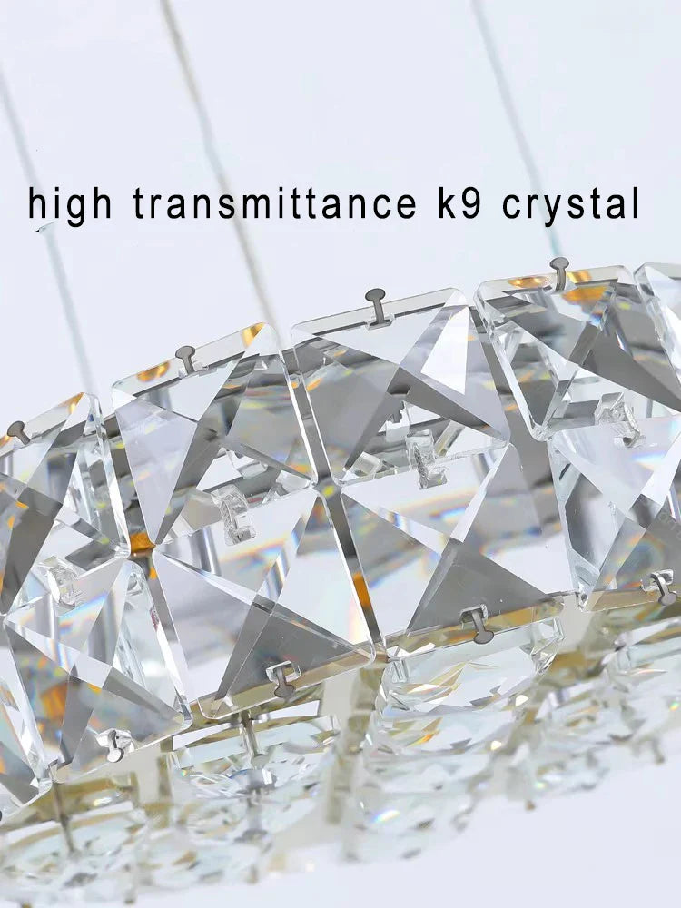 Afralia™ Rings Ceiling Pendant Light Dimmable Adjustable Hanglamp for Villa Decoration