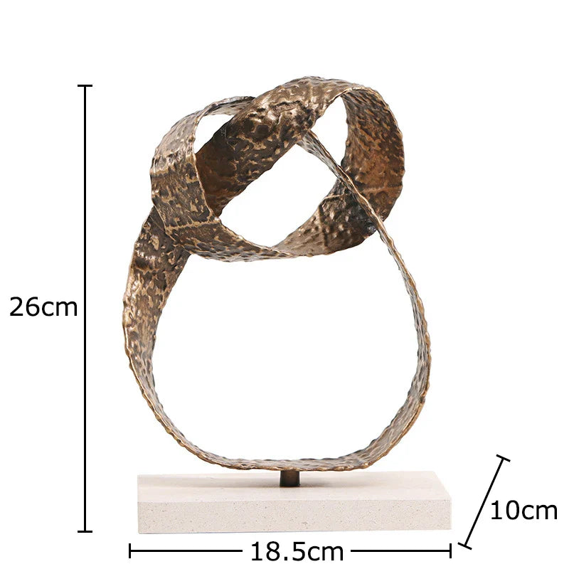 Afralia™ Geometry Sculpture Marble Base Desk Decoration Aesthetics Decor Home Room