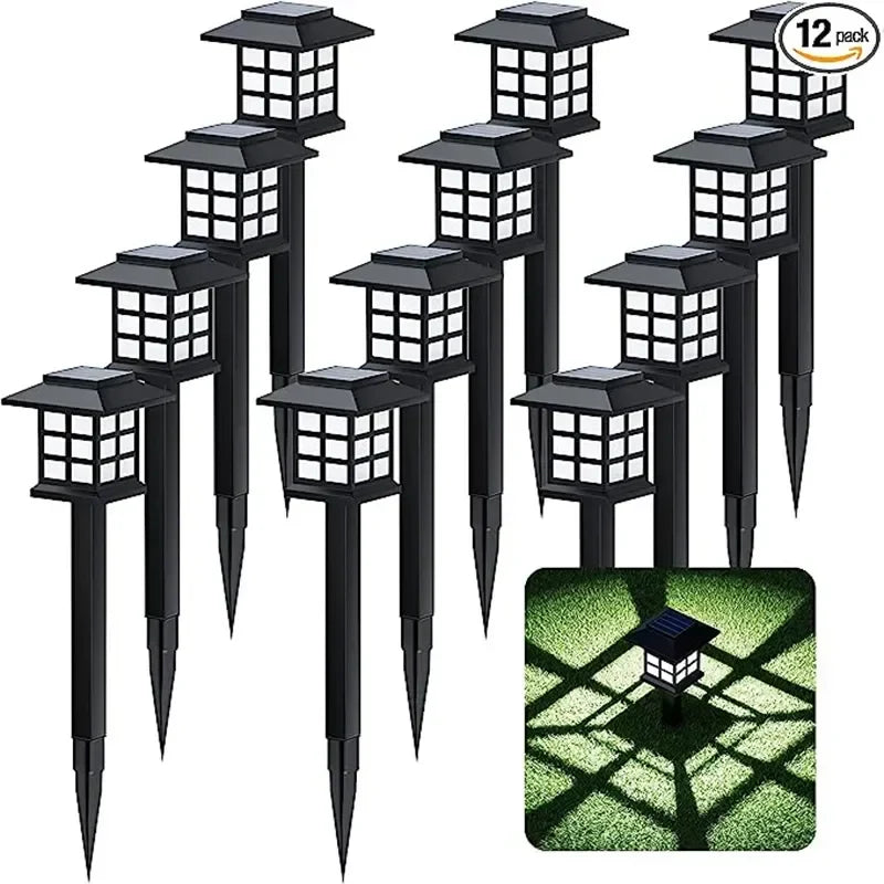 Afralia™ Solar LED Pathway Lights: Outdoor Waterproof Walkway Garden Decor Street Lamp