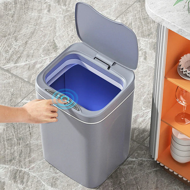 Afralia™ Smart Sensor Trash Can - Waterproof & Electric Waste Bin for Kitchen and Bathroom