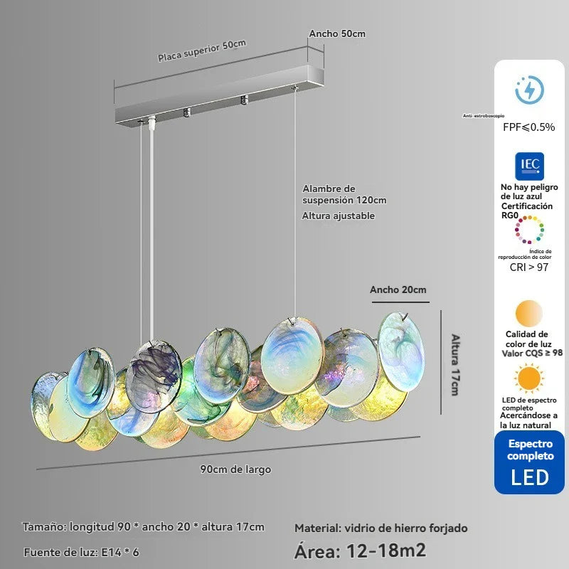 Afralia™ Pink Murano Crystal Chandelier - French Vintage Pendant Light for Home Decor