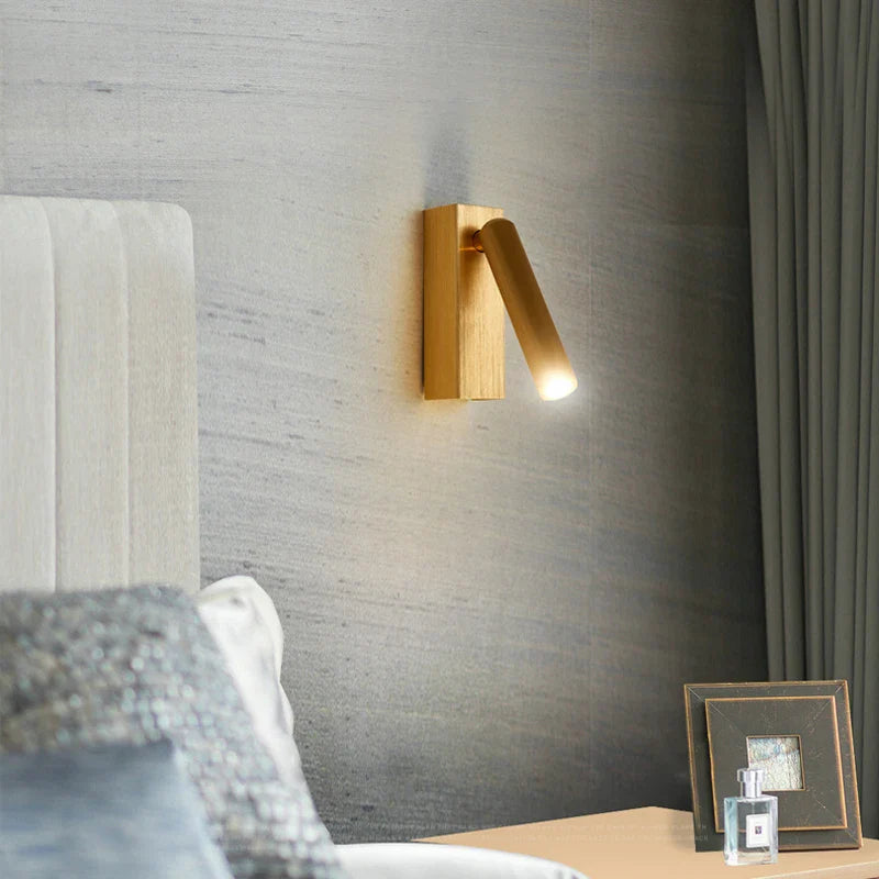 Afralia™ Rotatable LED Wall Sconce Lamp for Bedroom Reading Light