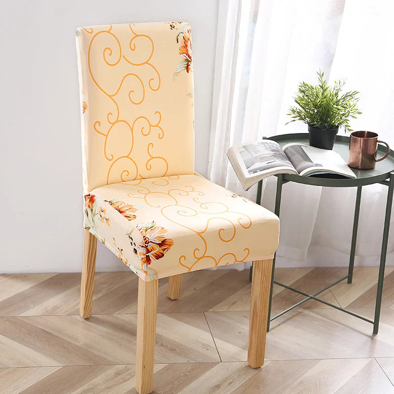Afralia™ Stretch Print Chair Cover Slipcovers - Elastic Seat Case