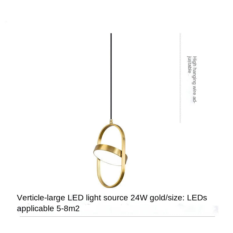 Afralia™ Magic Eye LED Pendant Chandelier for Dining Bedside Bar Home Decor