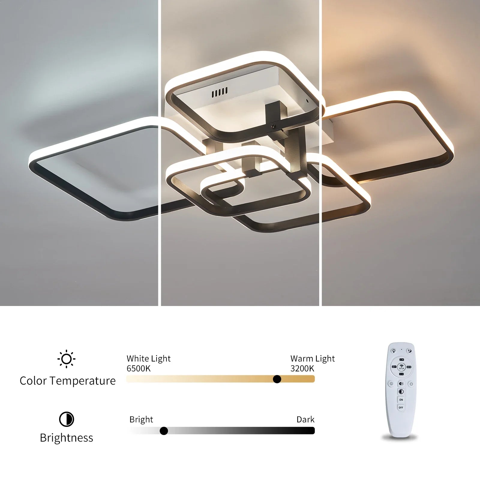 Afralia™ Minimalist LED Ceiling Light for Living Room Bedroom Study - Modern Nordic Design