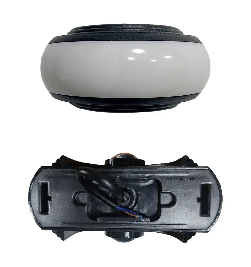 Afralia™ LED Half-Round Wall Sconce for Staircase and Balcony Lighting