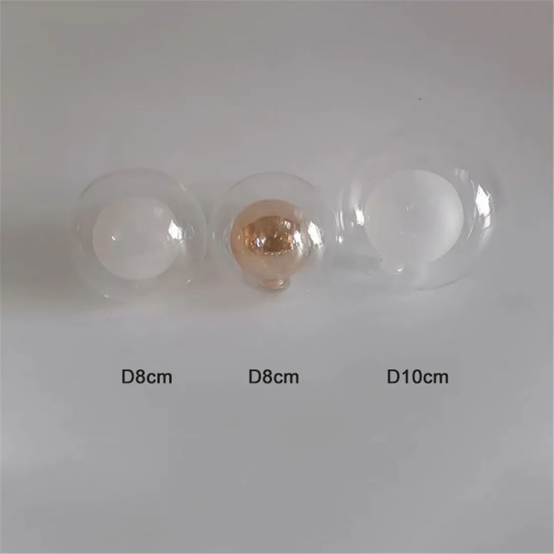 Afralia™ 1/4/8pcs Pack 1cm Opening G4 Glass Shade Replacement Globes for Chandelier