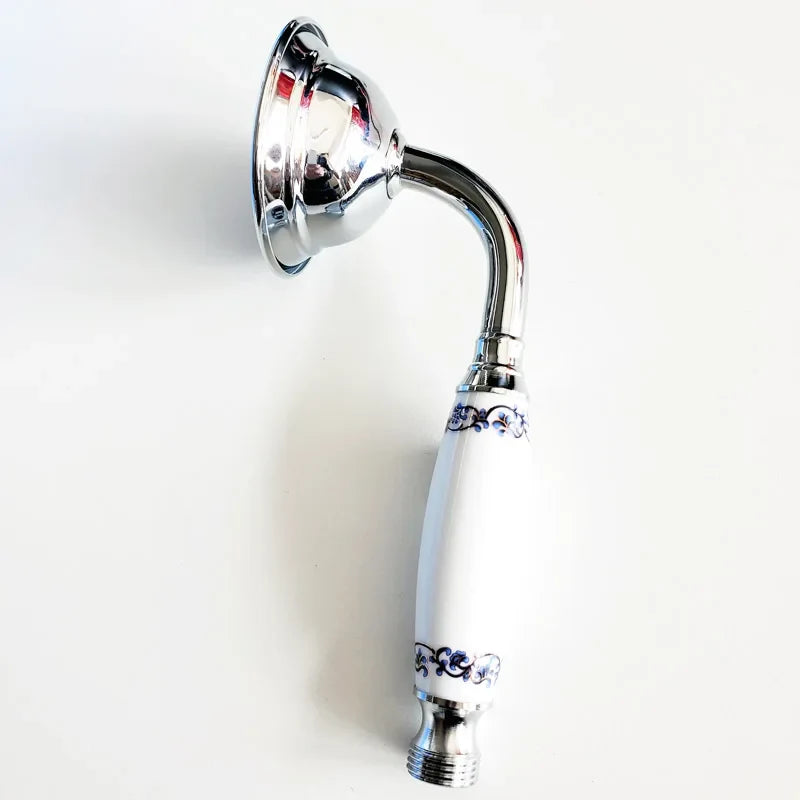 Afralia™ Luxury Handheld Shower Head High Pressure Chrome Plated Boosting Spray