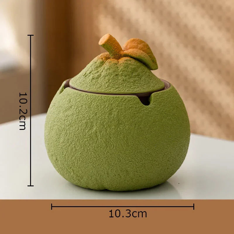 Afralia™ Orange Ashtray Office Desk Decoration Smoking Accessories Weed Gift