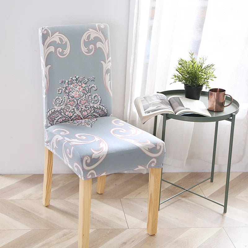 Afralia™ Stretch Print Chair Cover Slipcovers - Elastic Seat Case
