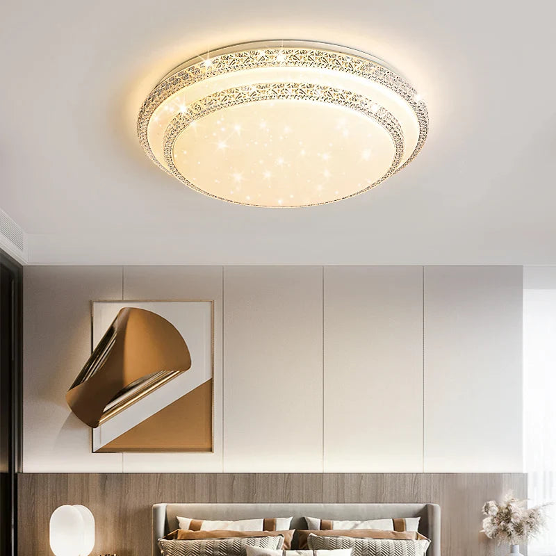 Afralia™ Modern LED Acrylic Ceiling Light for Living Room Bedroom Study Decor