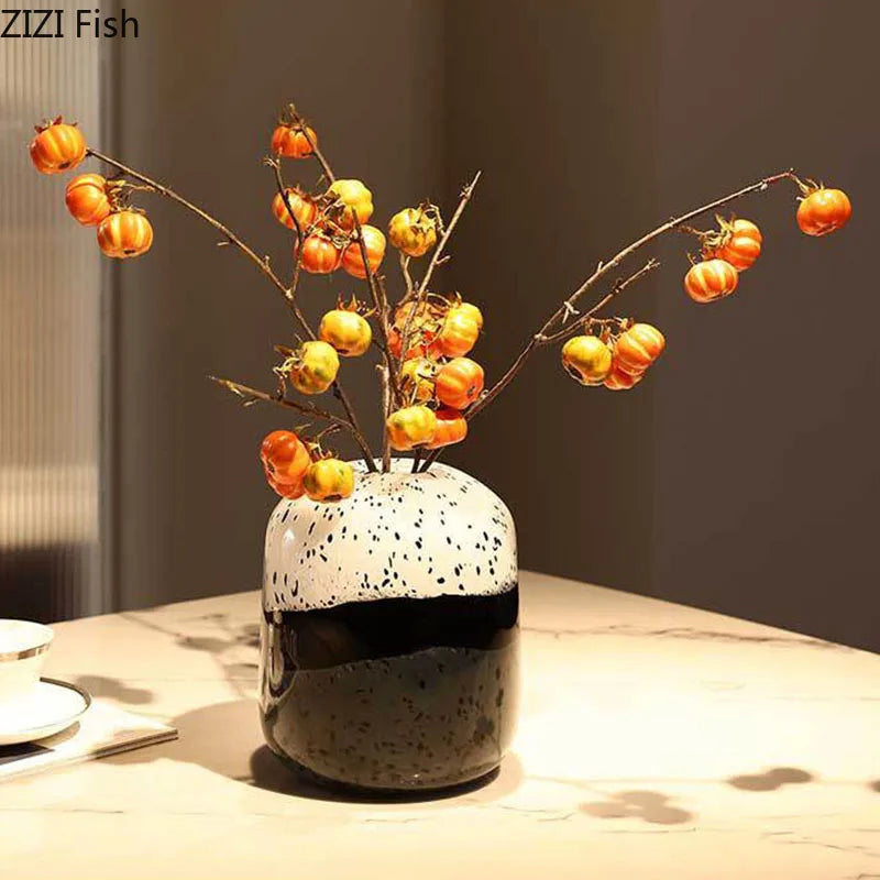 Afralia™ Glass Vase Hydroponics Flower Pot Gradient Desk Decor Room Aesthetic Elegant Vase