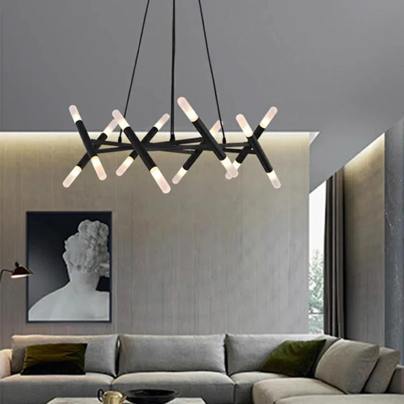 Afralia™ Modern LED Pendant Chandeliers for Living and Dining Room Lighting