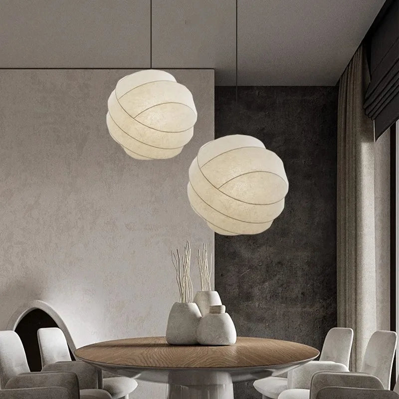 Afralia™ Silk Pendant Light for Living Dining Room Bedroom Shop - Janpanses Chandelier