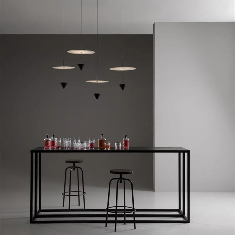 Afralia™ Nordic Taper LED Pendant Chandelier for Dining Room Kitchen Island