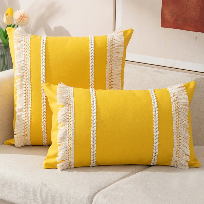 Afralia™ Bohemia Tassel Cushion Cover - 45x45cm/30x50cm