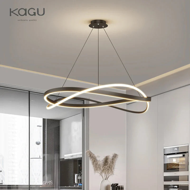 Afralia™ Light Luxury Pendant Ceiling Lamp for Living Room Bedroom Decor