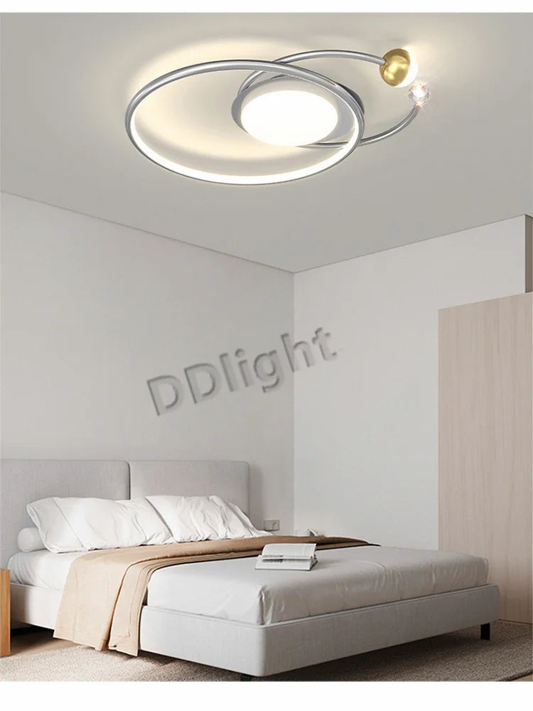 Afralia™ LED Ceiling Chandelier: Modern Nordic Design for Living, Dining, Kitchen, Bedroom Decor