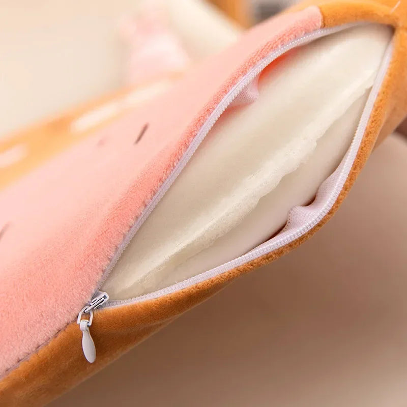 Afralia™ Animal Print Round Office Chair Cushion with Memory Foam & Velvet Cover