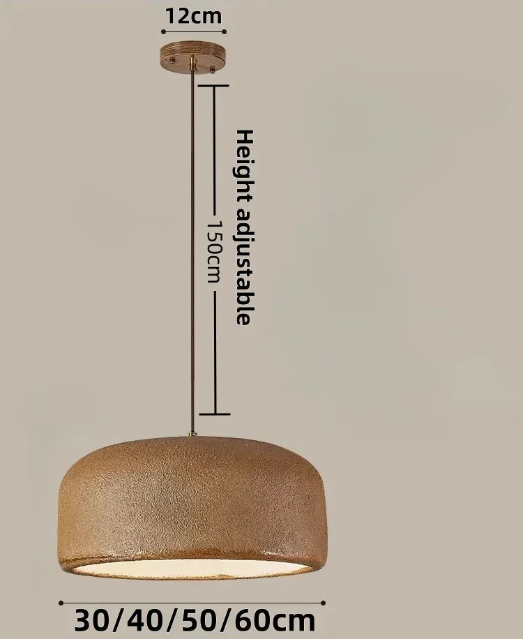 Afralia™ Nordic Wabi Sabi LED Pendant Lamp - Minimalist Loft Lighting Solution