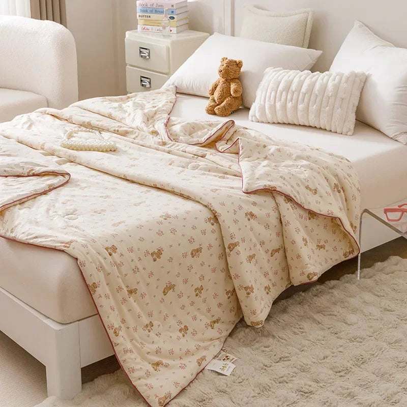 Afralia™ Cooling Summer Blanket | Soft & Breathable Natural Plant Comforter