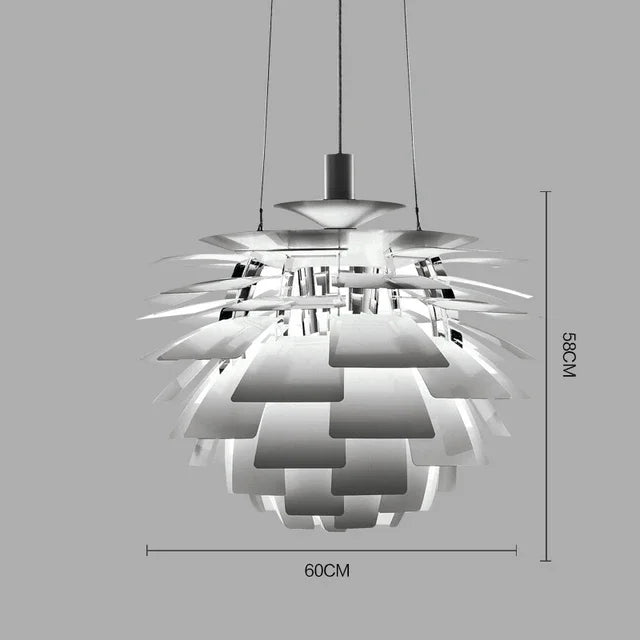 Afralia™ Pinecone LED Pendant Light for Contemporary Décor in Living Room, Bedroom & Cafe