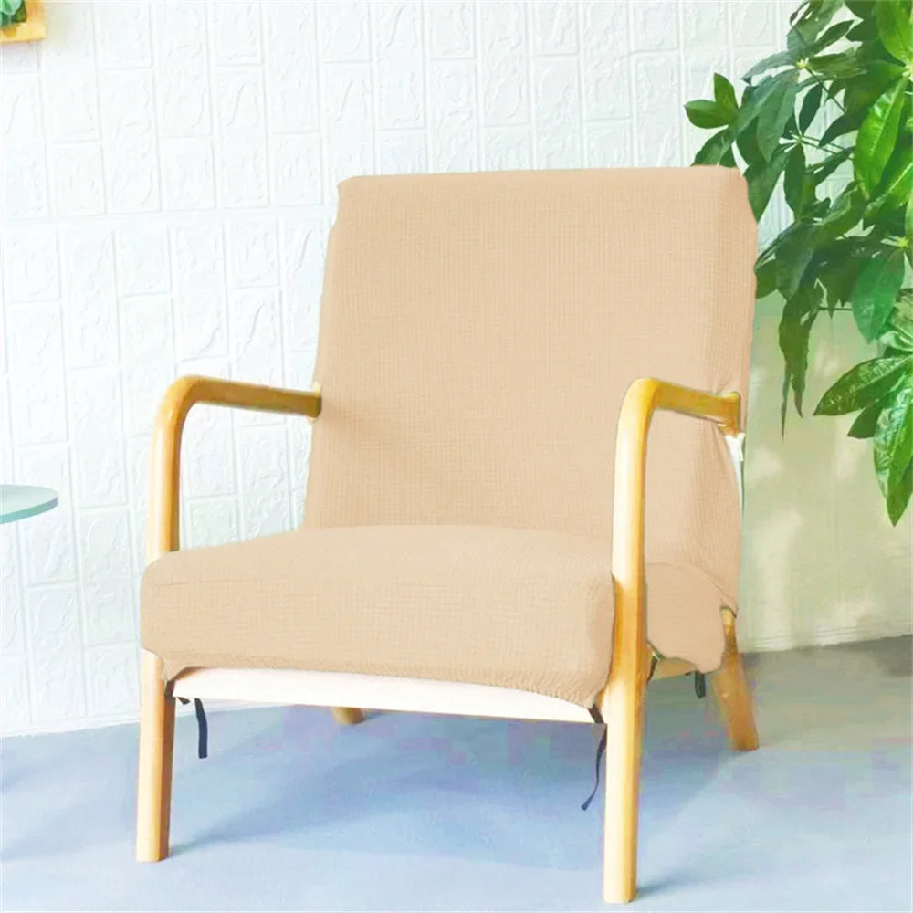 Afralia™ Jacquard Elastic Seat Cover Slipcover for Dining Room and Office Chairs