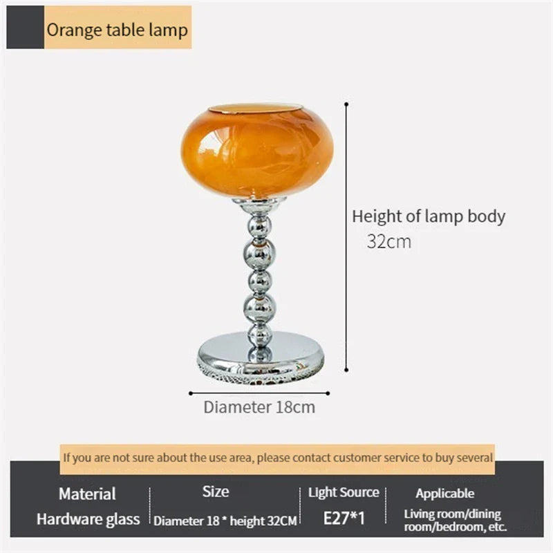 Afralia™ Modern Bauhaus Glass Pendant Chandelier Light for Home Decor in Orange