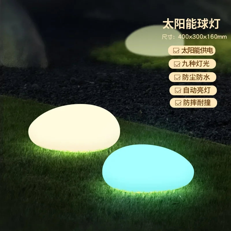 Afralia™ Solar Stone Light: Waterproof LED Lamp for Outdoor Patio, Yard, Garden, Lawn